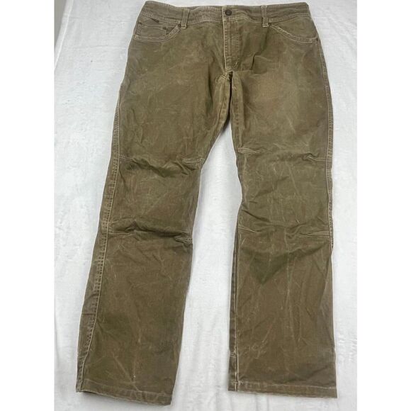 Vintage Kuhl Straight Legs Pant Men's Size 40x30 Brown Cotton Comfort Pockets - Picture 1 of 16